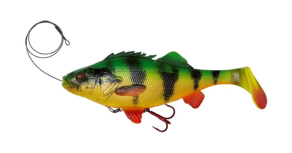 Finální Výprodej Savage Gear Gumová Nástraha 4D Perch shad SS Firetiger-17,5 cm 75 g