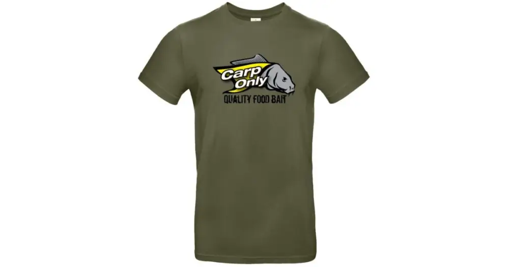 Sleva Carp Only Tričko Exact Khaki-Velikost XXL