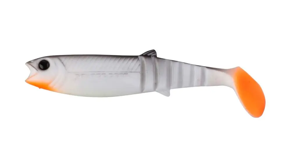 Savage Gear Gumová Nástraha Cannibal Shad Bulk White/Black - 10 cm 9 g Bezpečná Platba