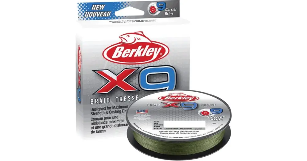 Výhodná Nabídka Berkley Splétaná Šňůra X9 Low Vis Green-Průměr 0,20 mm / Nosnost 20,6 kg