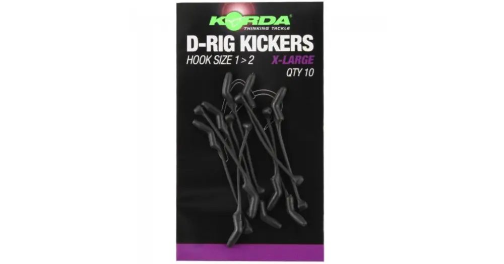 Korda Rovnátka Kickers D Rig Green 10 ks-Velikost M Výprodej