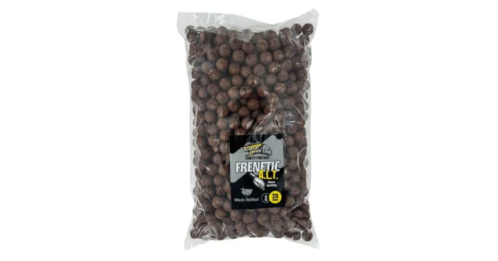 Carp Only Boilies Frenetic A.L.T. Black Halibut 5 kg-20 mm Oblíbený