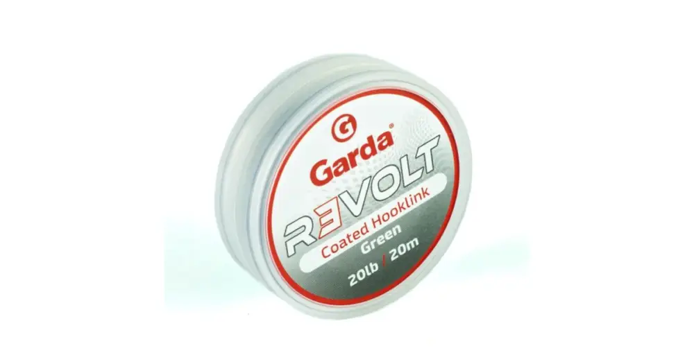 Ověřený Garda Návazcová Šňůrka Revolt Coated Hooklink Green 20 m-Nosnost 20 lb