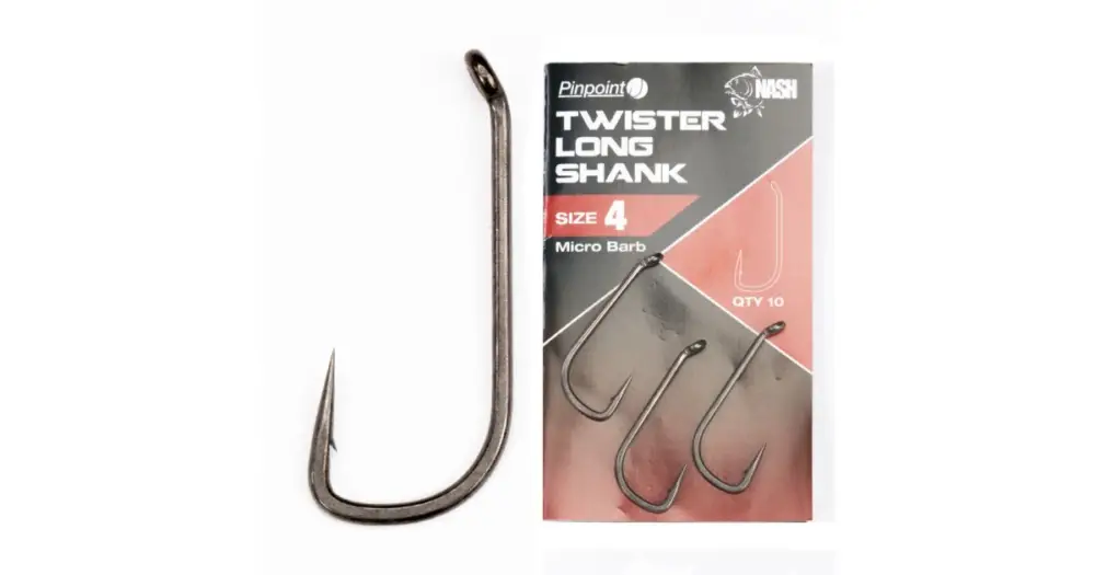 Nash Háčky Twister Long Shank Micro Barbed 10 ks-Velikost 1 Top Prodej