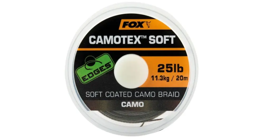 Kup Teď Fox Návazcová Šňůrka Edges Camotex Soft 20 m-Průměr 25 lb / Nosnost 11,3 kg