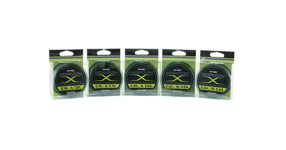 Omezená Nabídka Matrix Vlasec Horizon X Sinkibg Mono 300 m Čirá-Průměr 0,22 mm / Nosnost 4,54 kg