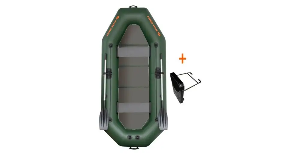 Expresní Doručení Kolibri Člun K-280 TP Zelený Pevná Podlaha + Držák
