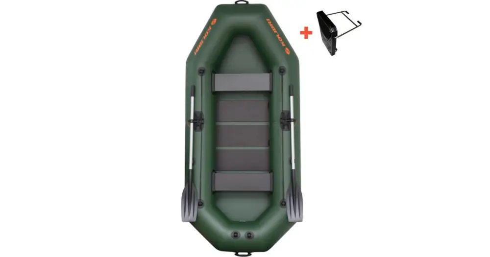 Akce Kolibri Člun K-280 T Zelený Lamelová Podlaha + Držák