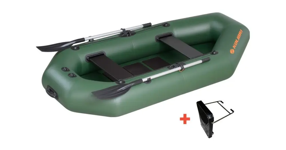 Kolibri Člun K-220 T zelený lamelová Podlaha + Držák Výhodná Nabídka