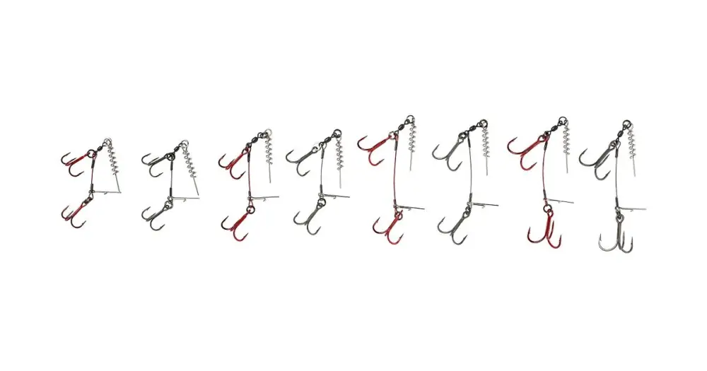 Savage Gear Návazec S Trojháčky Carbon49 Corkscrew Stinger 1 Expresní Doručení