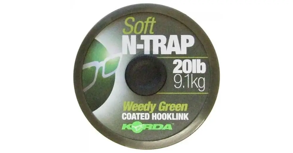 Korda Návazcová Šňůrka N-Trap Soft Green 20 m Omezená Nabídka