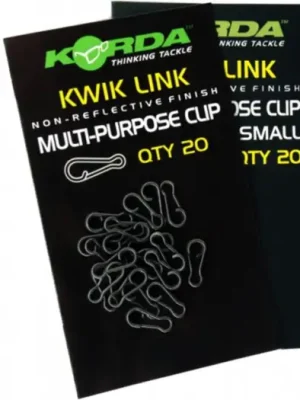 Značkový Korda Karabínka Kwik Link 20 ks Černé