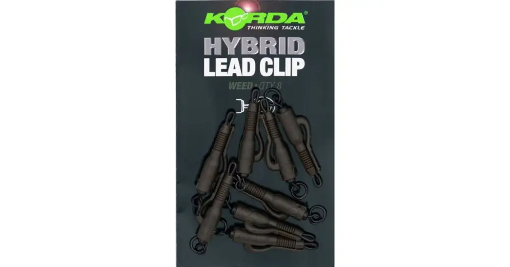 Korda Závěsky Hybrid Lead Clips 8 ks Autentický