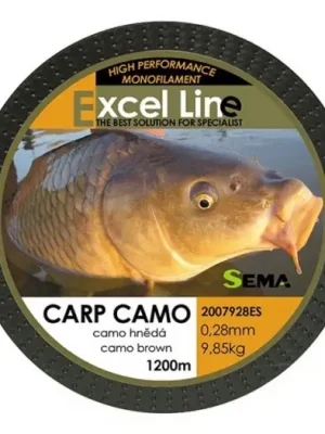 Značkový Sema Vlasec Carp Camo Hnědá 1200 m