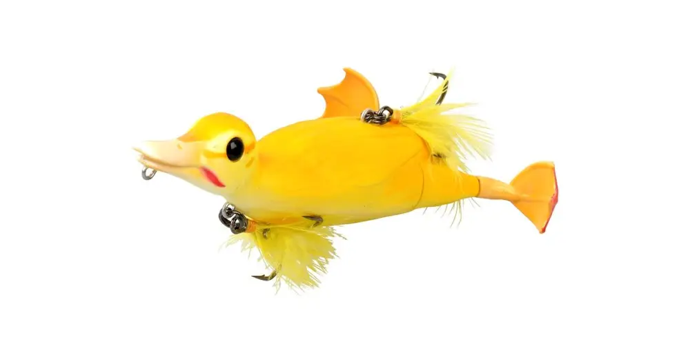 Savage Gear 3D Sebevražedná kachna Žlutá Akce