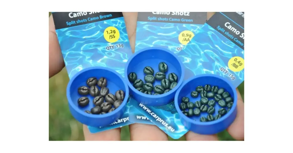 Levný Carp´R´Us zátěžové broky Camo Shotz Brown