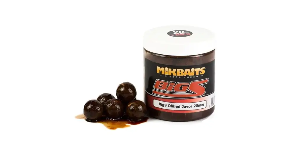 Must-Have Mikbaits Boilies V Dipu Big S Oliheň Javor 250 ml