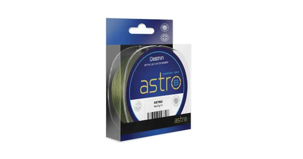 Delphin Návazcová Šňůrka Astro 8-Průměr 0,15 mm / Nosnost 20,9 lb / Návin 130 m Vysoce Kvalitní