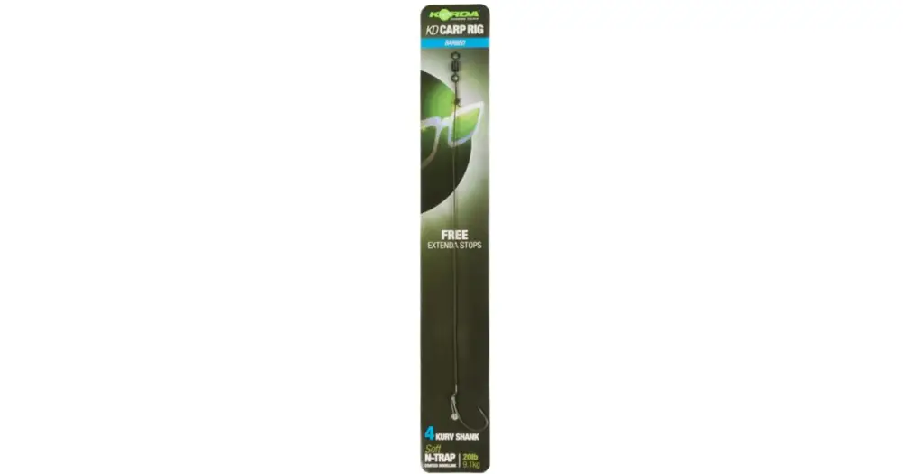 Korda Návazec N-Trap KD Rig Kurv-Háček 4 / Nosnost 20 lb Vrácení Zdarma