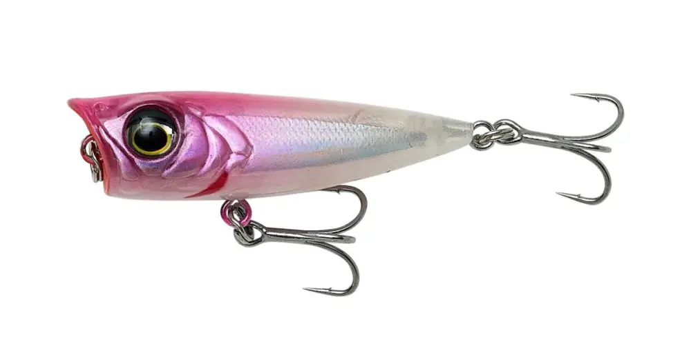 Savage Gear Wobler 3D Minnow Popper Pink Head - 4,3 cm 2,6 g Speciální Cena