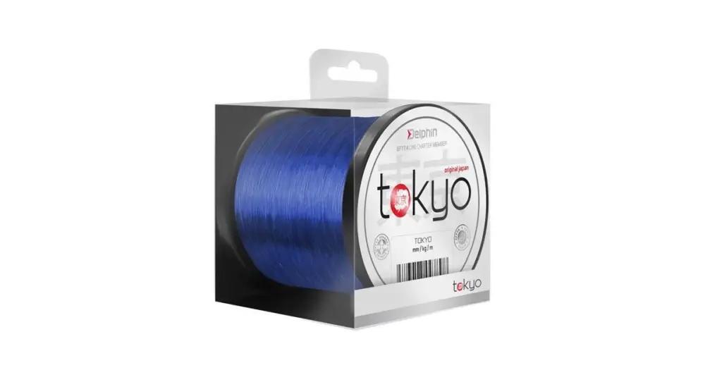 Nakupujte Hned Delphin Vlasec Tokyo Modrý-Průměr 0,309 mm / Nosnost 16 lb / Návin 1200 m