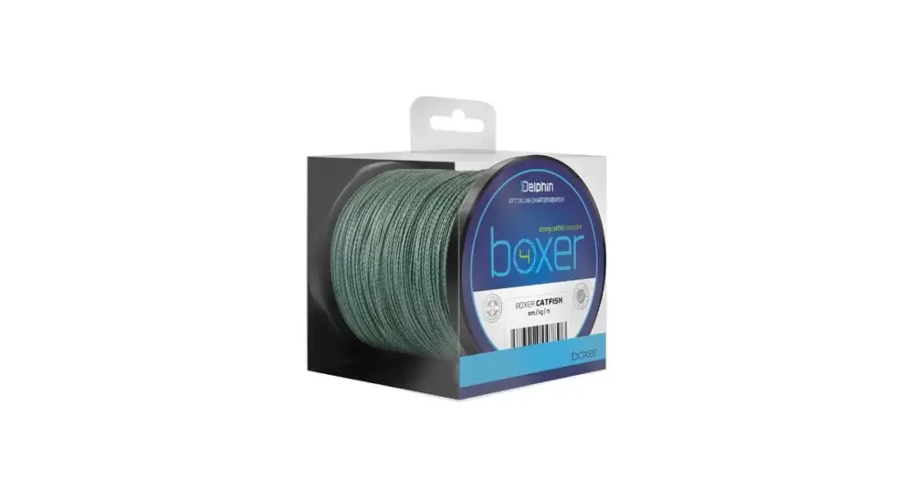 Expresní Doručení Delphin Splétaná Šňůra Boxer Zelená-Průměr 1,00 mm / Nosnost 78,2 kg / Návin 250 m