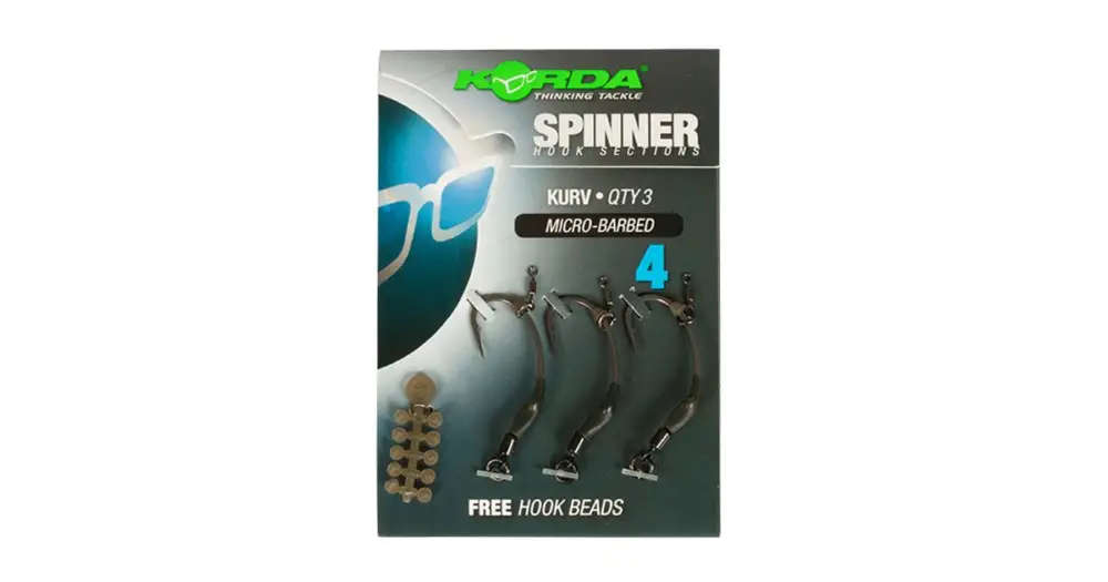Korda Háčky Spinner Hook Sections Kurv-Velikost 4 Nejlepší Cena