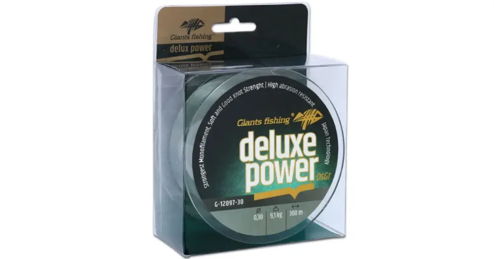 Autentický Giants Fishing Vlasec Deluxe Power DsGr Šedo Zelená 300 m - Průměr 0,28 mm / Nosnost 7,7 k-Průměr 0,28 mm / Nosnost 7,7 kg