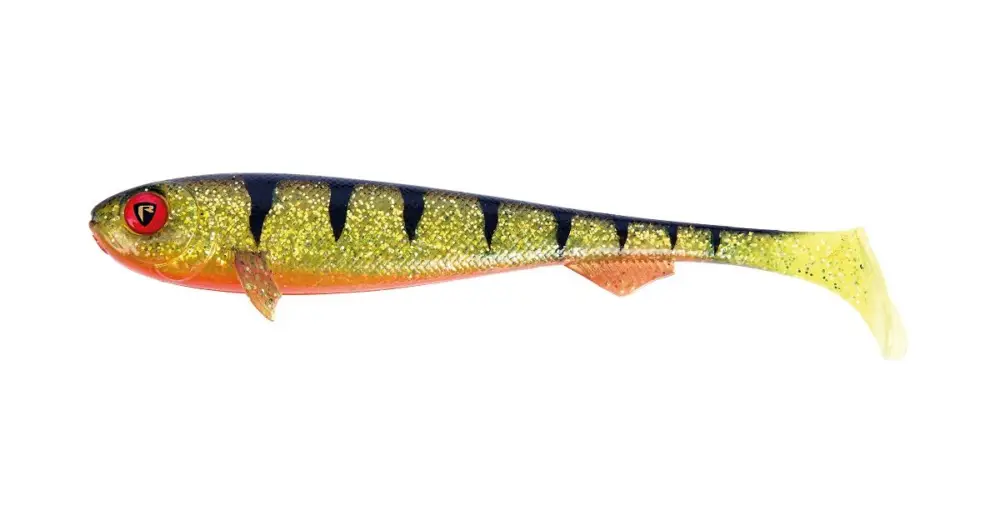 Fox Rage Gumová Nástraha Super Slick Shad UV Perch 2 ks Jen Po Omezenou Doba