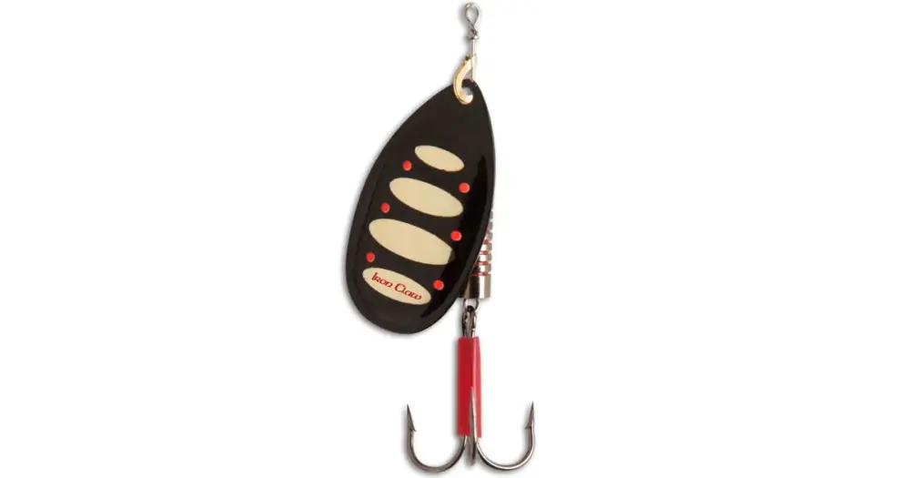 Sezónní Sleva Iron Claw Třpytka F-Blade Spinner BGR