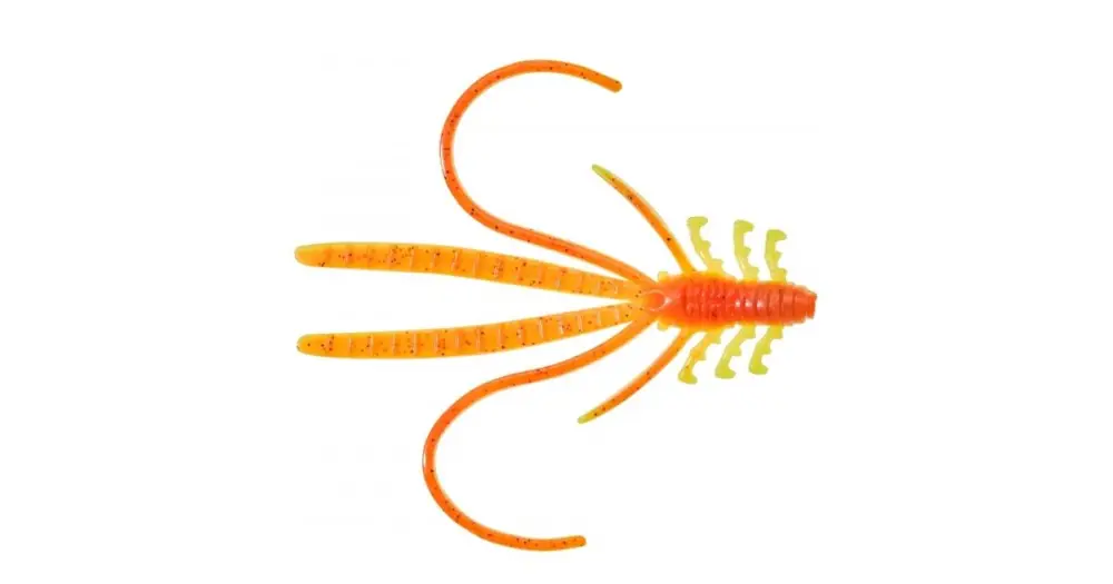Autentický Gunki Gumová Nástraha Nymfa Naiad Orange Chicken - 10 cm