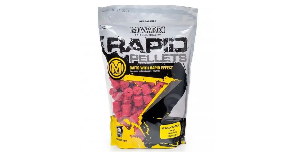 Mivardi Pelety Rapid Easy Catch Jahoda - 5 kg 4 mm Jen Po Omezenou Doba