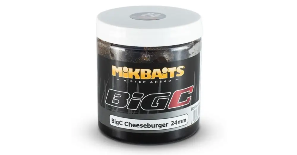 Mikbaits Boilies V Dipu BigC Cheeseburger 250 ml-20 mm Objednat Nyní