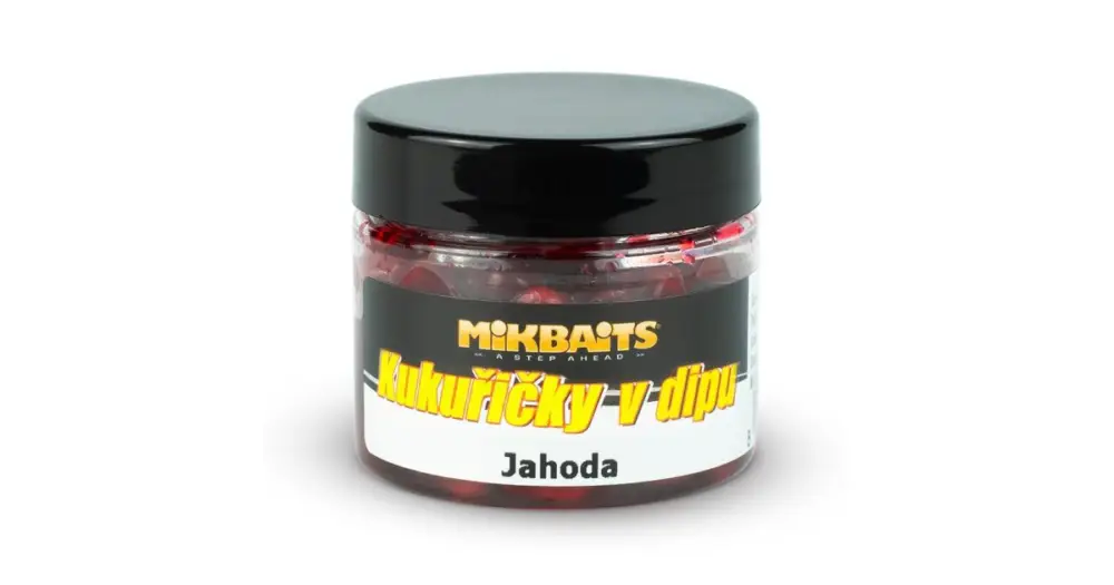 Expresní Doručení Mikbaits Kukuřičky v Dipu 50 ml - Jahoda