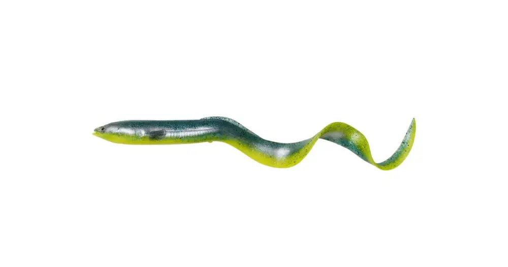 Horká Nabídka Savage Gear Gumová Nástraha 3D Real Eel Bulk Green Yellow