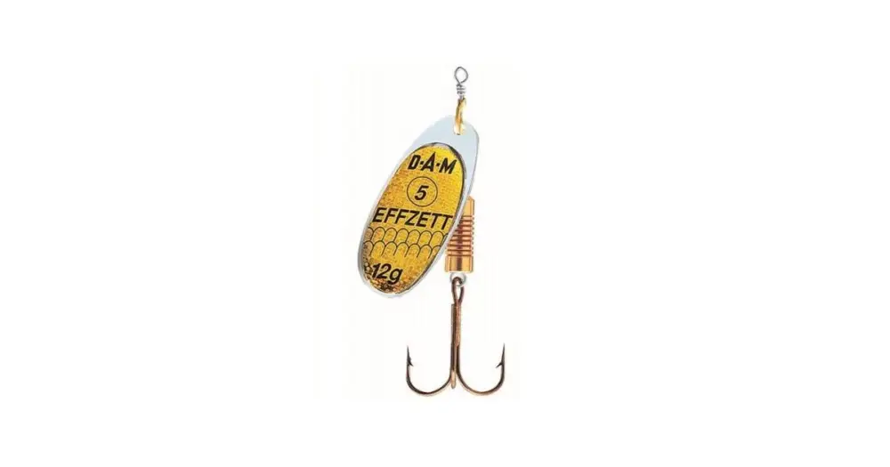 Autentický Dam Třpytka Effzett Standard Spinner Reflex Gold
