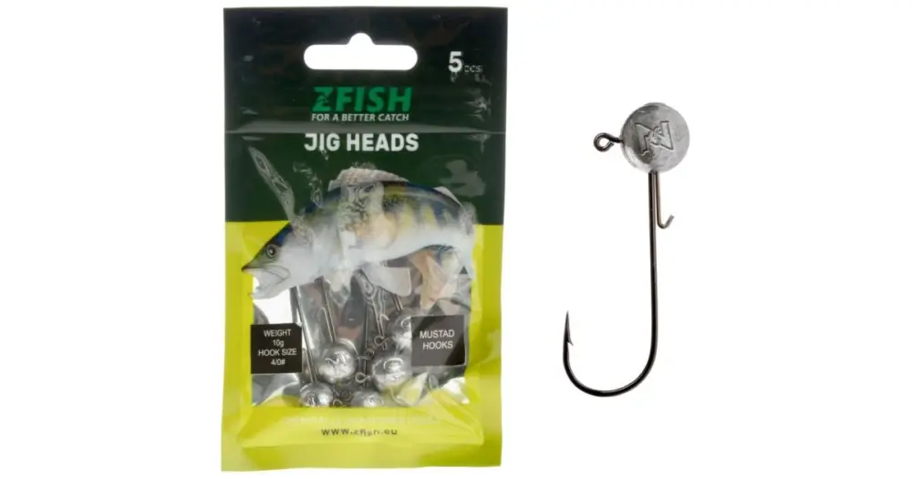 Cenově Výhodný Zfish Jigová Hlava Jig Head Premium 5 ks - 5 g Háček 1/0