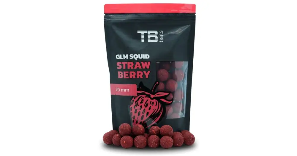 TB Baits Boilie GLM Squid Strawberry-250 g 24 mm Super Cena