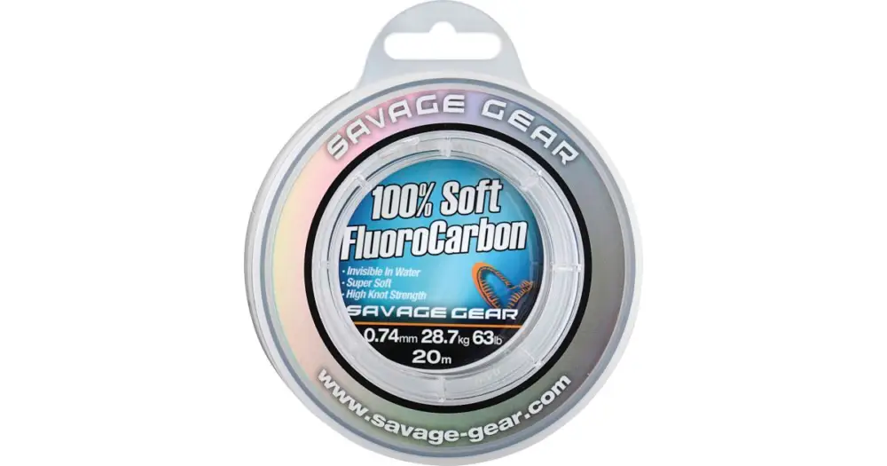 Odeslání Ihned Savage Gear Florocarbon Soft Fluoro Carbon 15 m - Průměr 1,0 mm / Nosnost 50,5kg