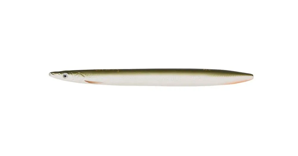 Savage Gear Pilker Line Thru Sandeel Matt White Tobis 11 cm - 15 g Super Cena