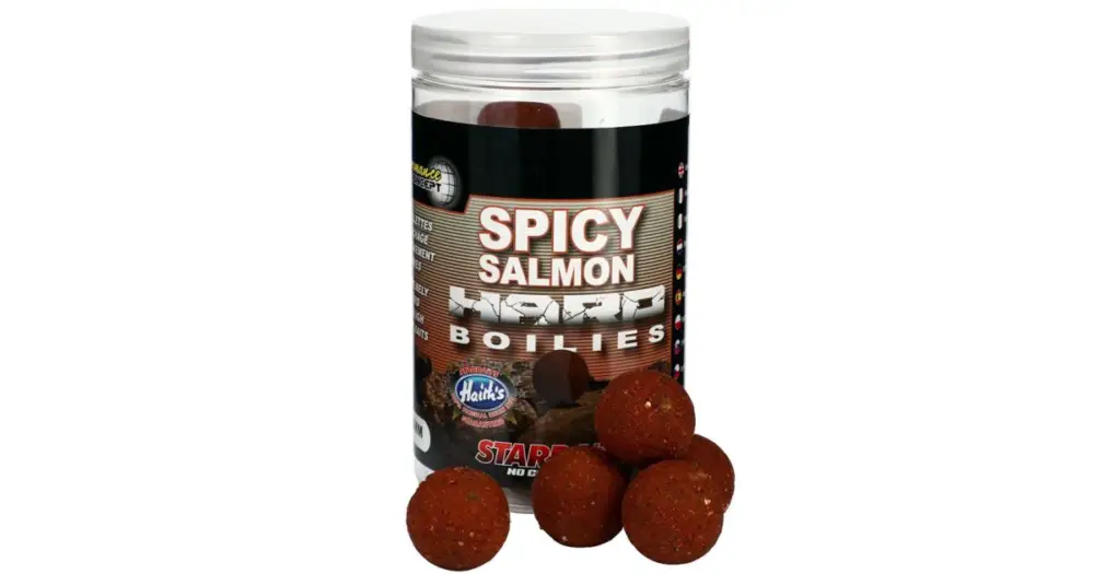 Starbaits Boilie Hard Baits Spicy Salmon 200 g - 24 mm Nová Kolekce