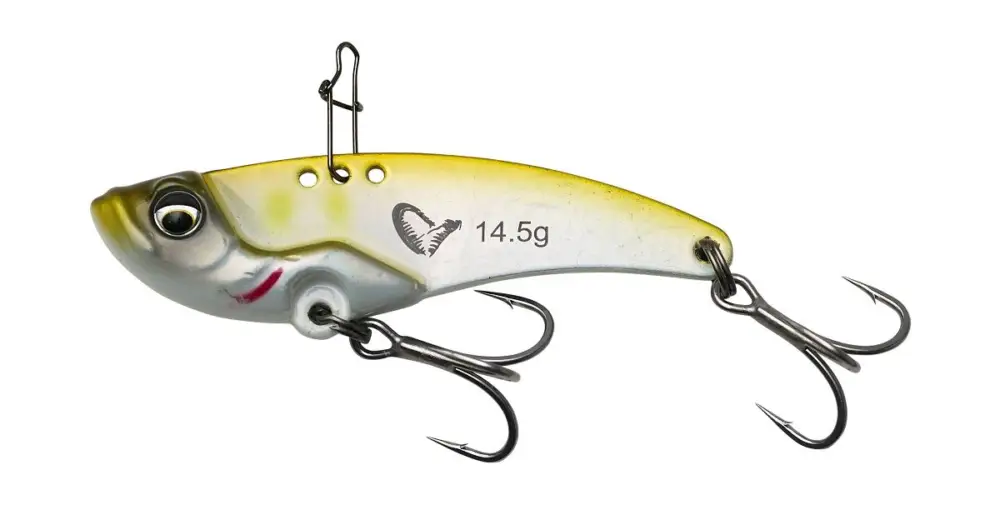 Sleva Savage Gear Wobler Vib Blade Green Silver Ayu - 4,5 cm - 8,5 g-Délka - 4,5 cm - Hmotnost - 8,5 g
