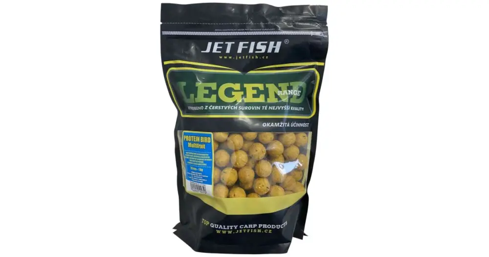 Odeslání Ihned Jet Fish Boilie Legend Range Protein Bird Multifruit