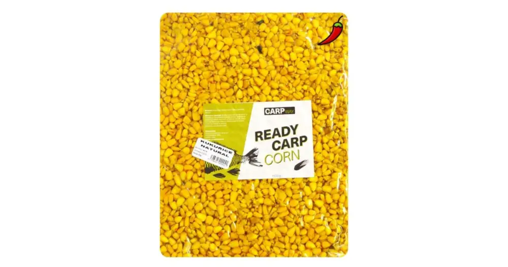 Vysoce Kvalitní Carpway Kukuřice Ready Carp Corn Natural Chilli - 3 kg