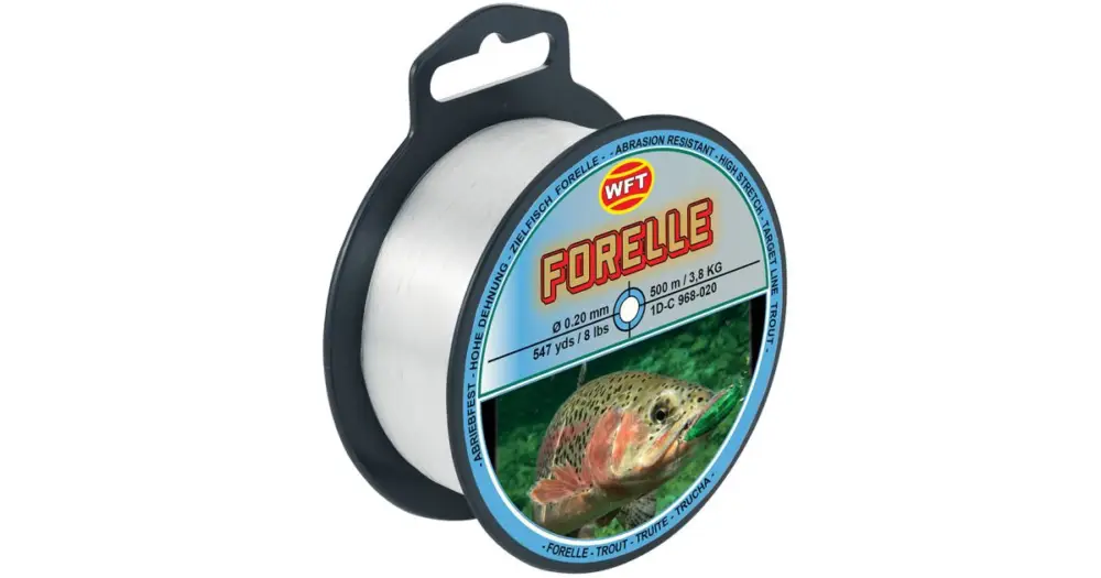 WFT Vlasec Zielfisch Pstruh 500 m Clear - 0,22 mm - 4,2 kg Dokud Zásoby Vydrží