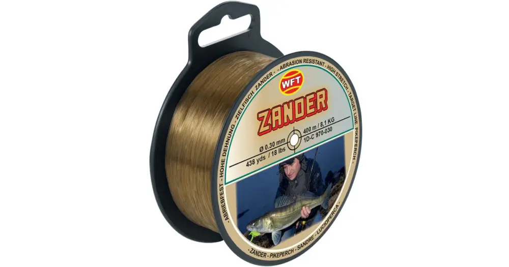 WFT Vlasec Zielfisch Candát Světle Hnědý - 400 m - 0,30 mm - 8,1 kg Časově Omezené