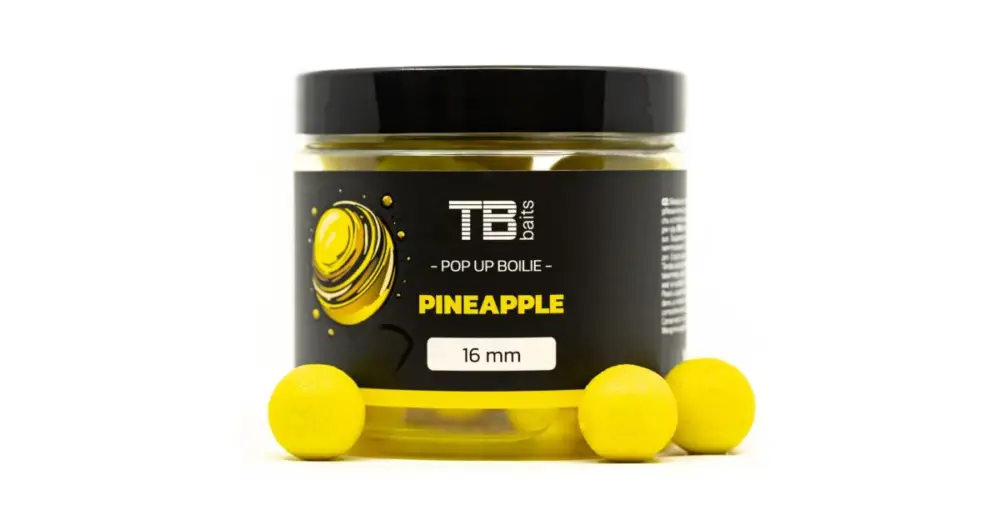 Ověřený TB Baits Plovoucí Boilie Pop-Up Pineapple + NHDC 65 g-12 mm
