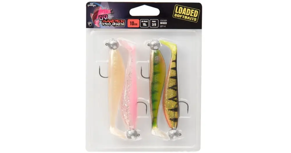 Fox Rage Gumová Nástraha Zander Pro Loaded Uv Mixed Colour Packs - 7 cm 5 g Top Prodej