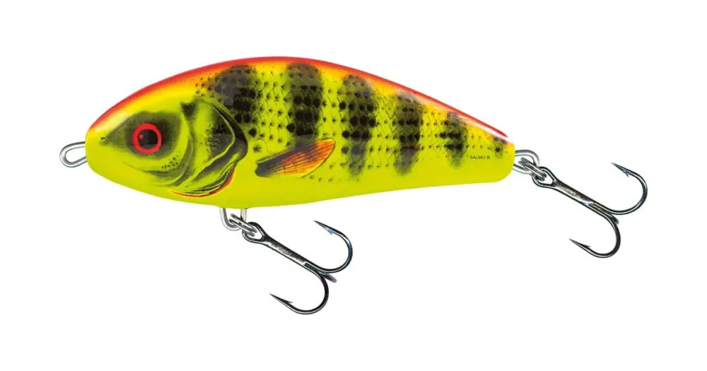 Salmo Wobler Fatso Sinking Bright Perch - 10 cm Levný
