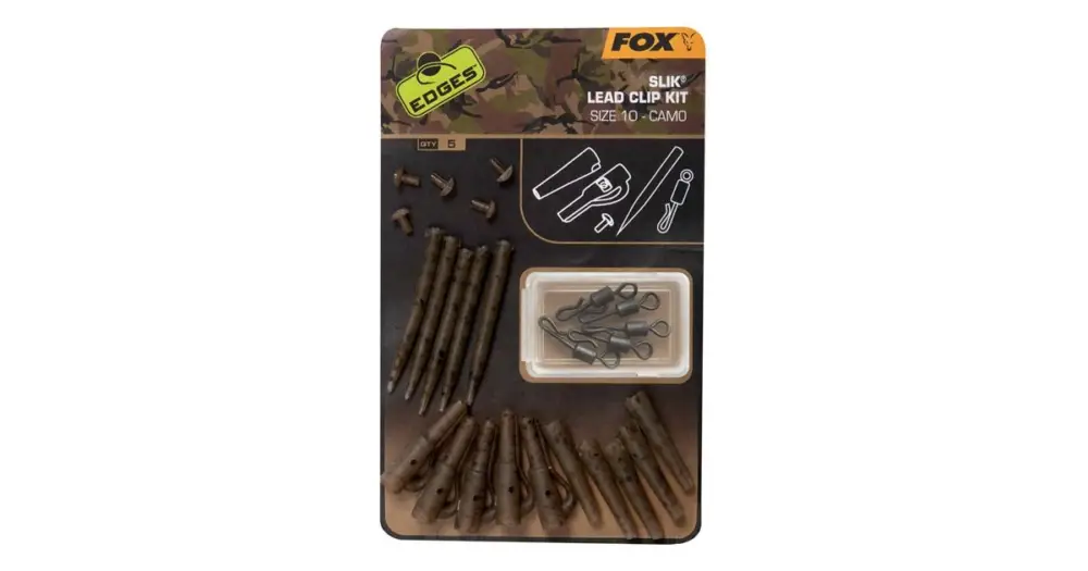 Fox Edges Camo Slik Lead Clip Kit Levný